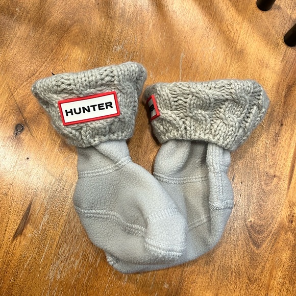 Hunter Other - Hunter boot socks size XS size 5-7 toddler gray worn once